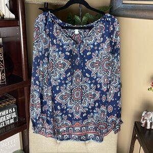 Charter Club loose fit blouse.